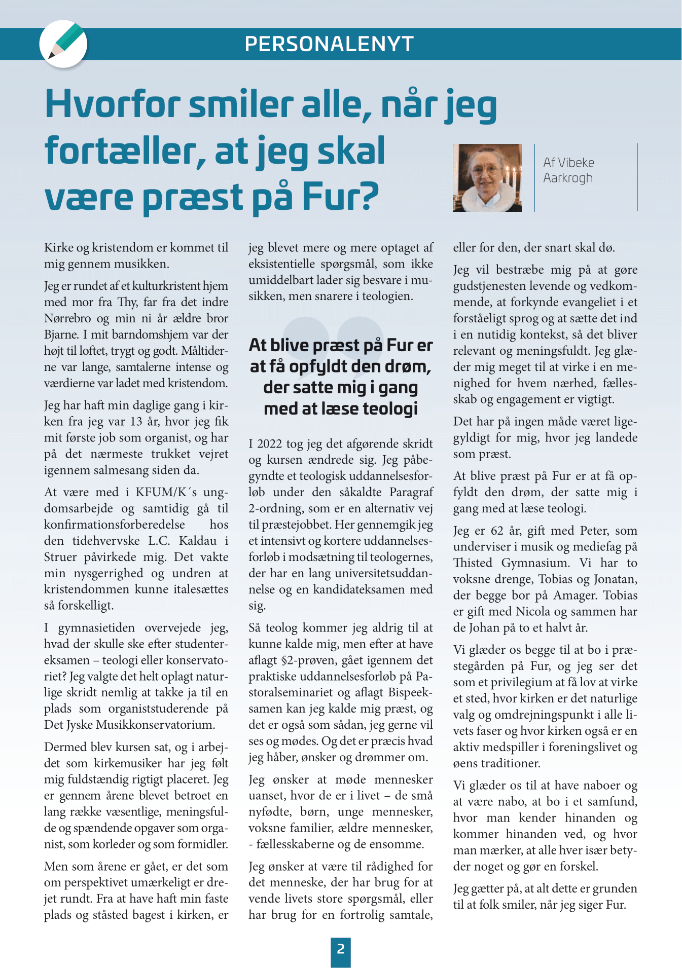 Kirkeblad - Folkekirken Nordsalling