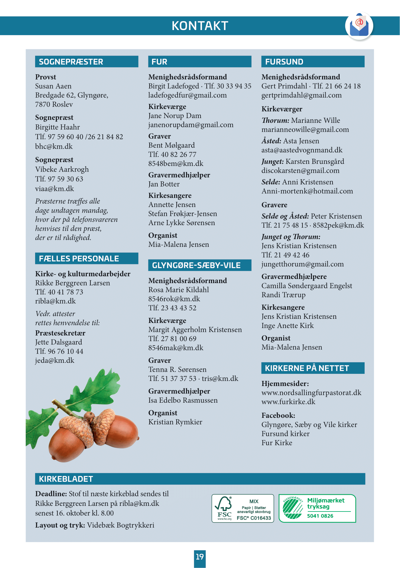 Kirkeblad - Folkekirken Nordsalling